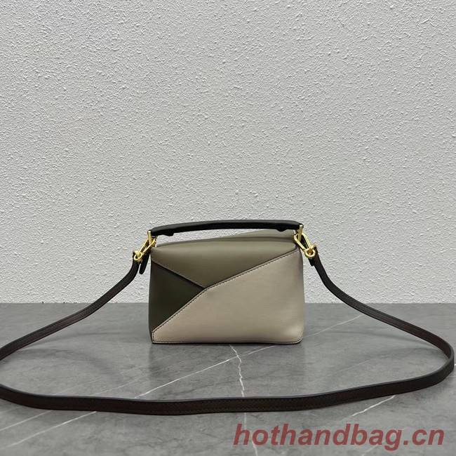 Loewe mini Puzzle Bag Original Leather A6124 gray