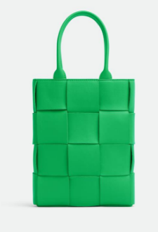 Bottega Veneta Mini Cassette Tote Bag 709341 Green