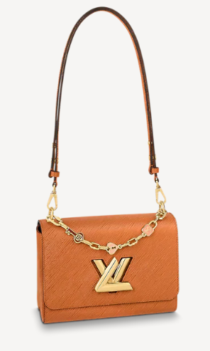 Louis Vuitton TWIST MM M20846 Gold Cipango Beige