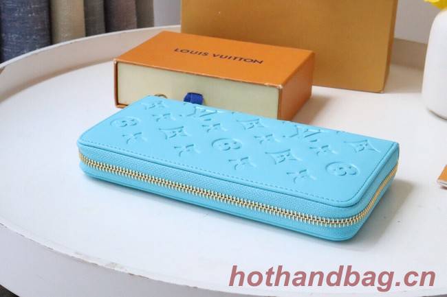 Louis Vuitton ZIPPY WALLET M81510 sky blue