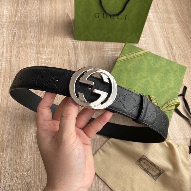 Gucci Signature 40MM leather belt ‎406838