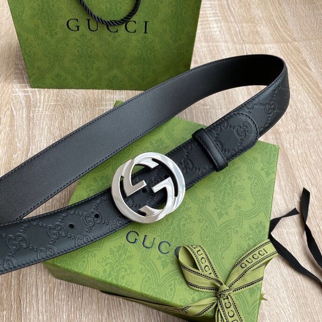 Gucci Signature 40MM leather belt ‎406839