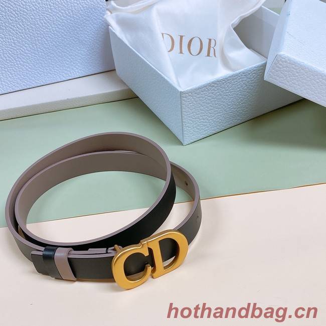 DIOR 30 MONTAIGNE REVERSIBLE BELT Calfskin 20 MM B0179U