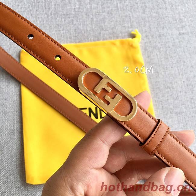 Fendi Leather Belt 20MM 2754