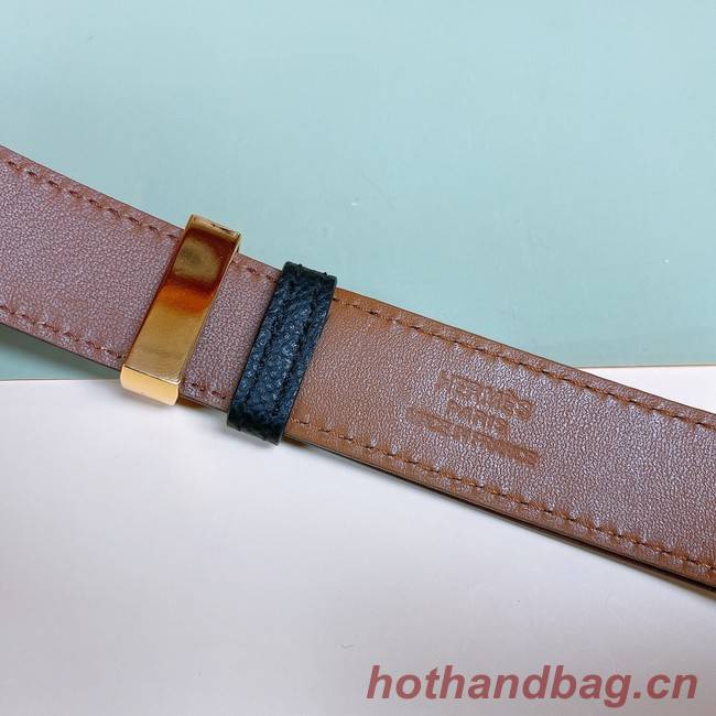 Hermes Leather Belt 24MM 26994