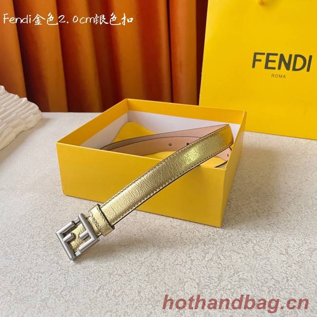 Fendi Leather Belt 20MM 2773