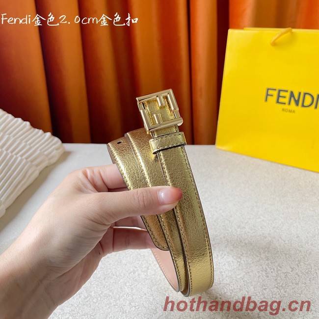 Fendi Leather Belt 20MM 2774