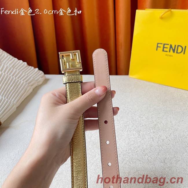 Fendi Leather Belt 20MM 2774