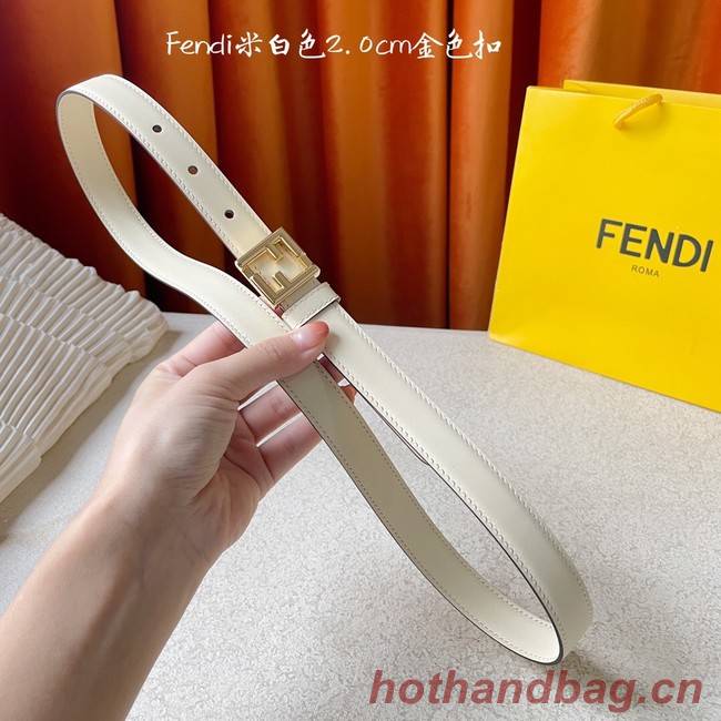 Fendi Leather Belt 20MM 2775