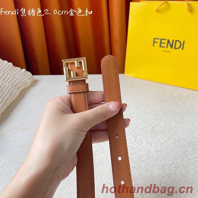 Fendi Leather Belt 20MM 2777