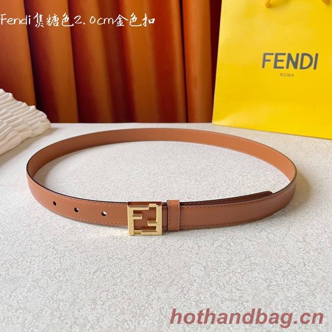 Fendi Leather Belt 20MM 2777