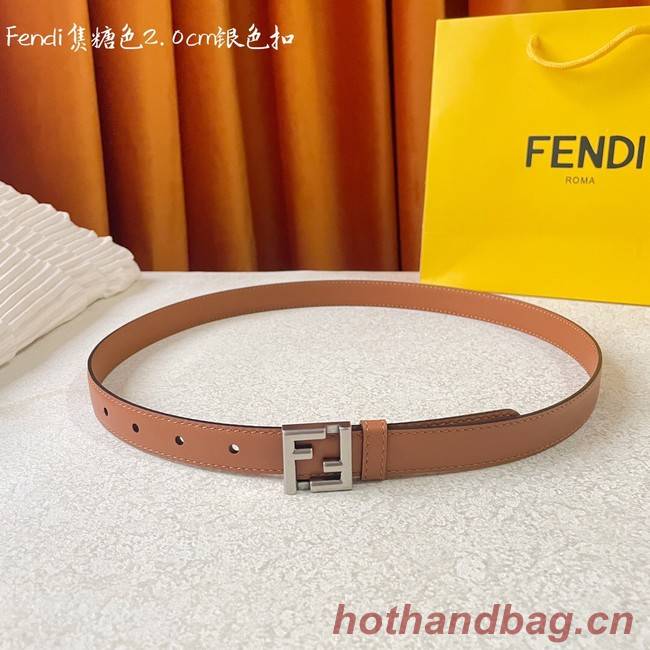 Fendi Leather Belt 20MM 2778