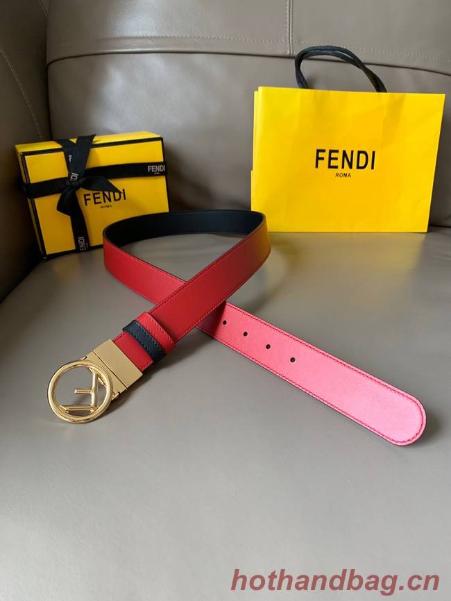 Fendi Leather Belt 34MM 2771