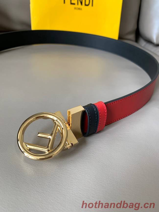 Fendi Leather Belt 34MM 2771