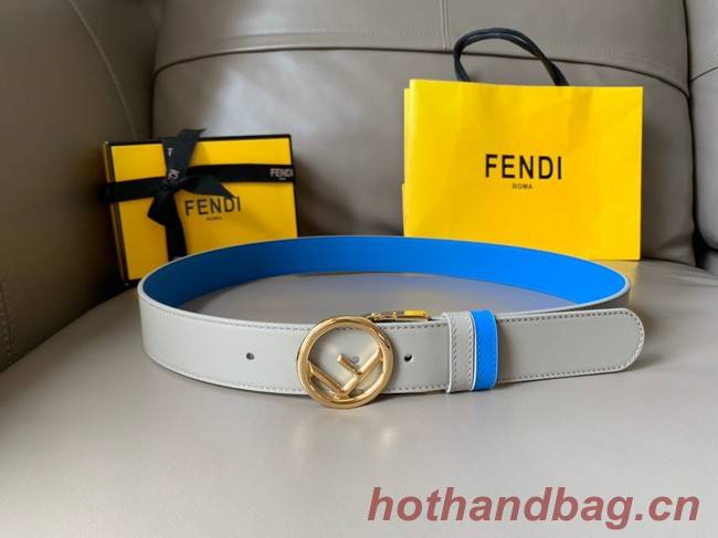 Fendi Leather Belt 34MM 2772