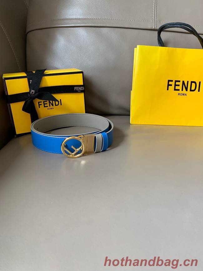 Fendi Leather Belt 34MM 2772