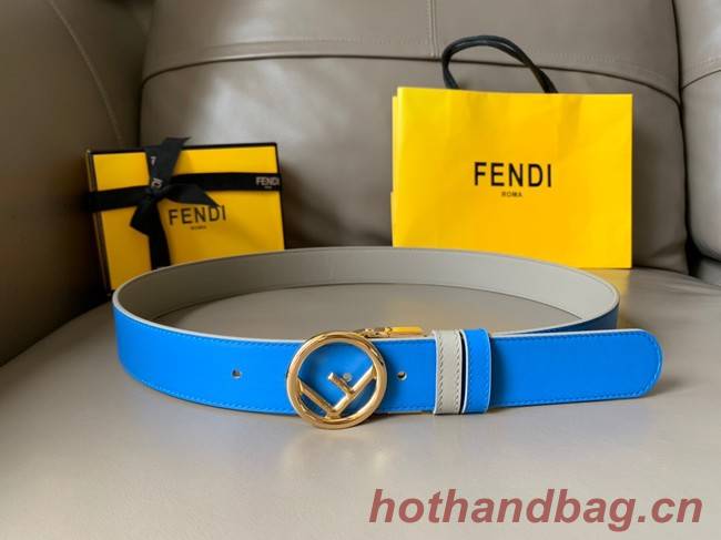 Fendi Leather Belt 34MM 2772