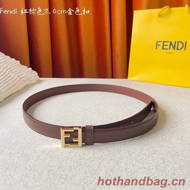Fendi Leather Belt 20MM 2783