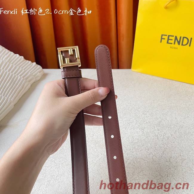 Fendi Leather Belt 20MM 2783