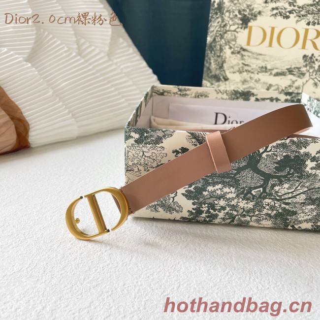 Dior Leather Belt 20MM 2796