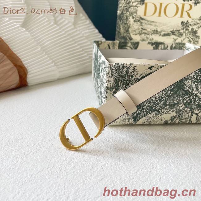 Dior Leather Belt 20MM 2800