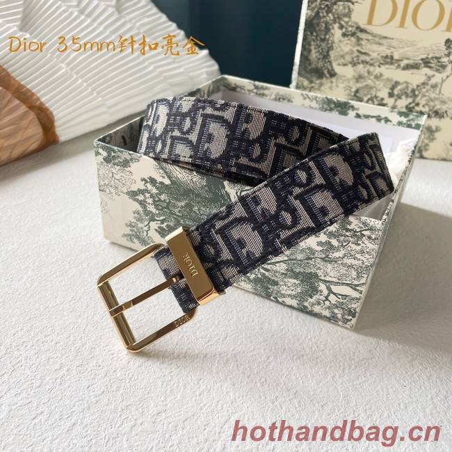 Dior calf leather 35MM BELT 2803