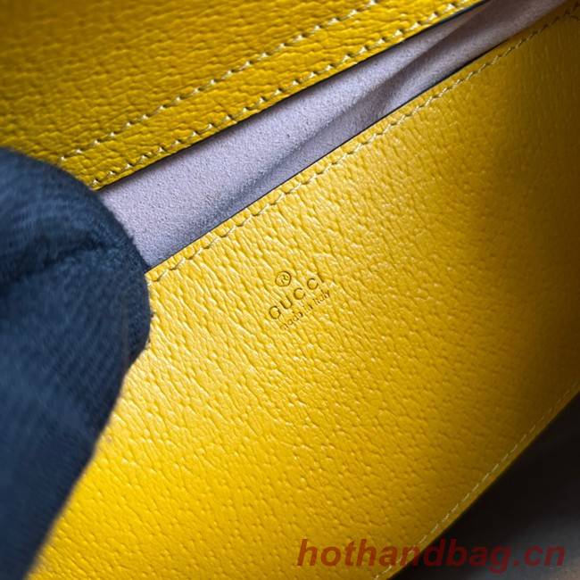 Gucci Diana small tote bag 702721 yellow