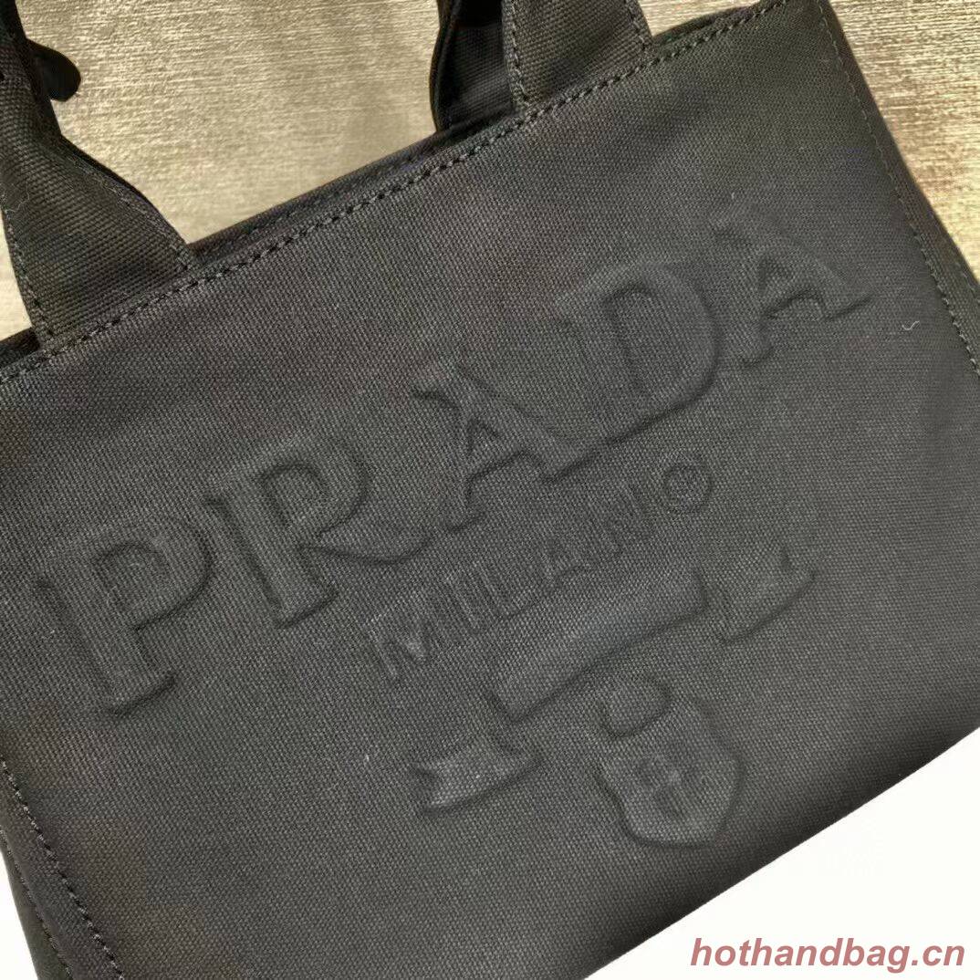 Prada cloth tote bag 1BA499 black