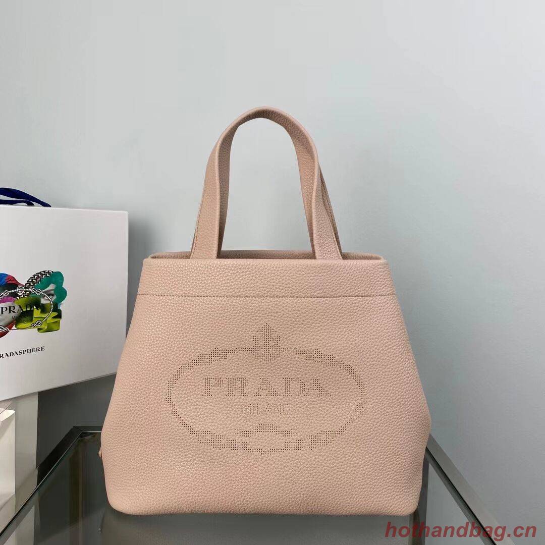 Prada leather tote bag 1AG833 pink