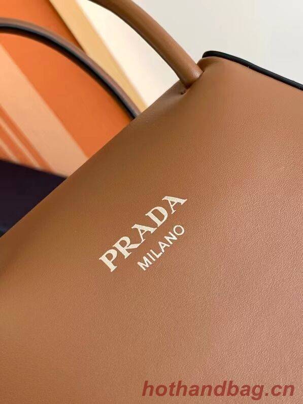 Prada Small leather Supernova handbag 1BA366 caramel