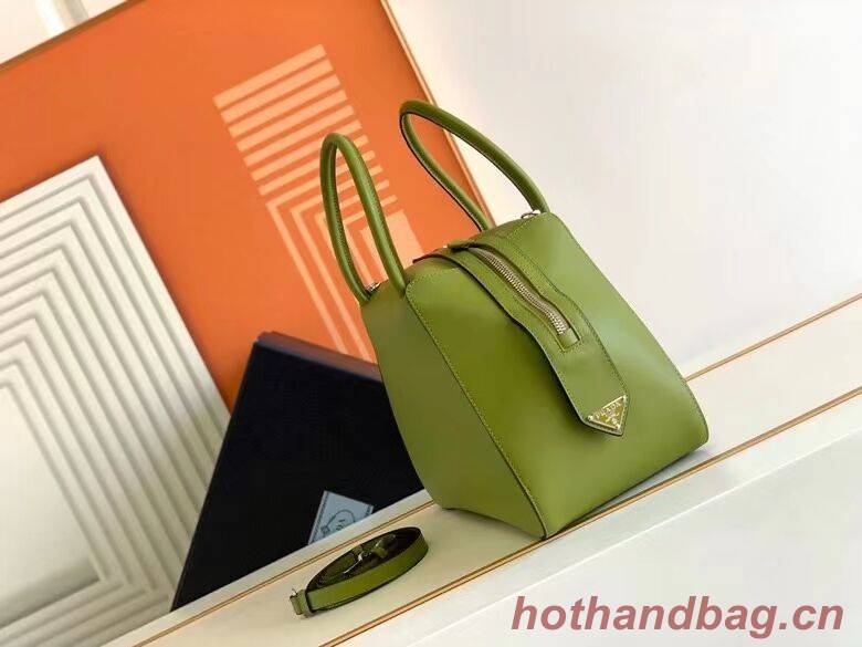 Prada Small leather Supernova handbag 1BA366 green