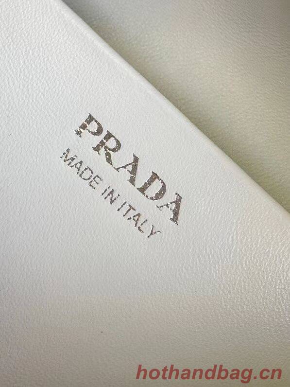 Prada Small leather Supernova handbag 1BA366 white