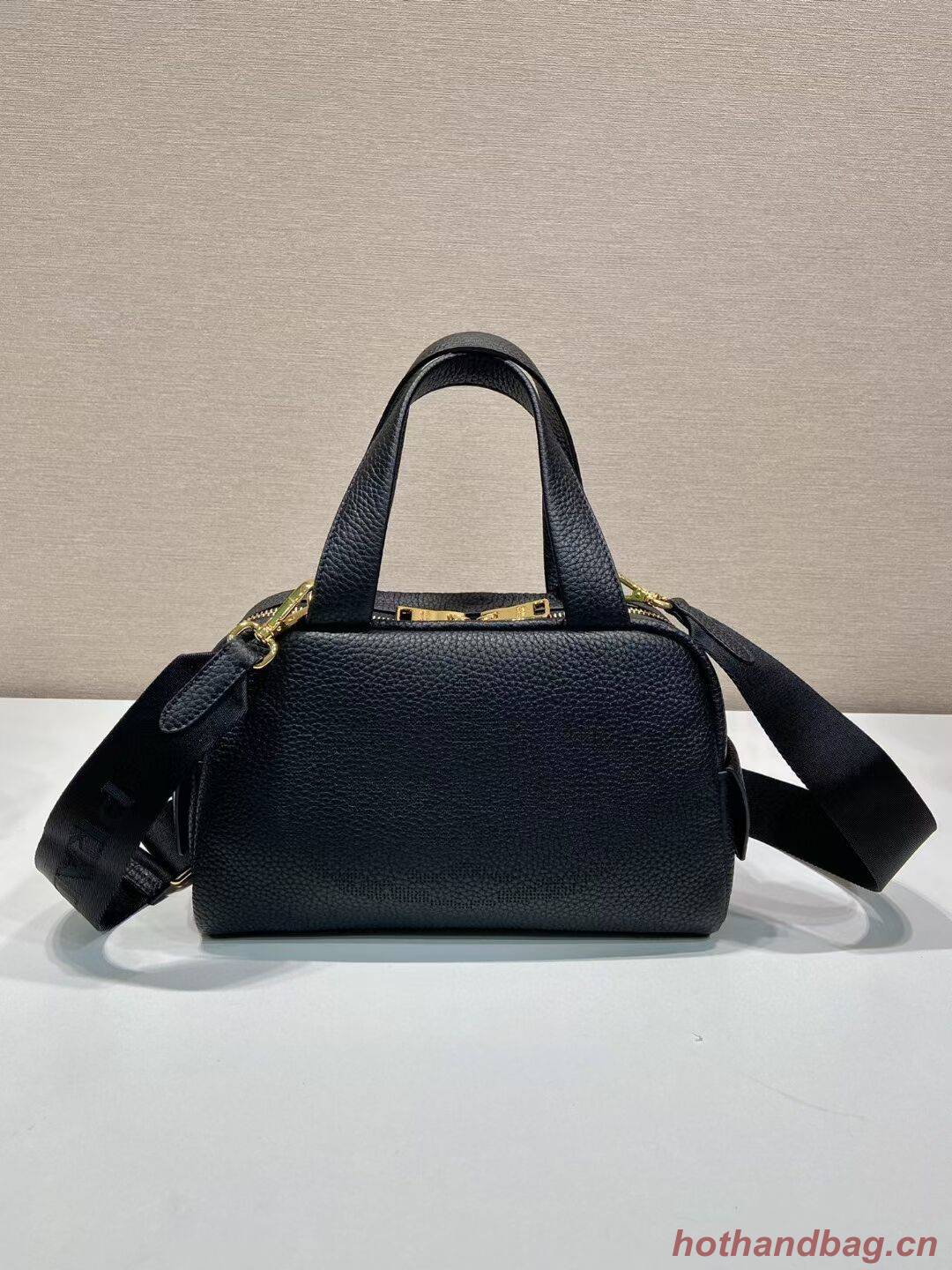 Prada leather tote bag 1DH770 black