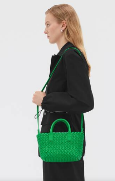 Bottega Veneta Mini Cabat 709464 Parakeet