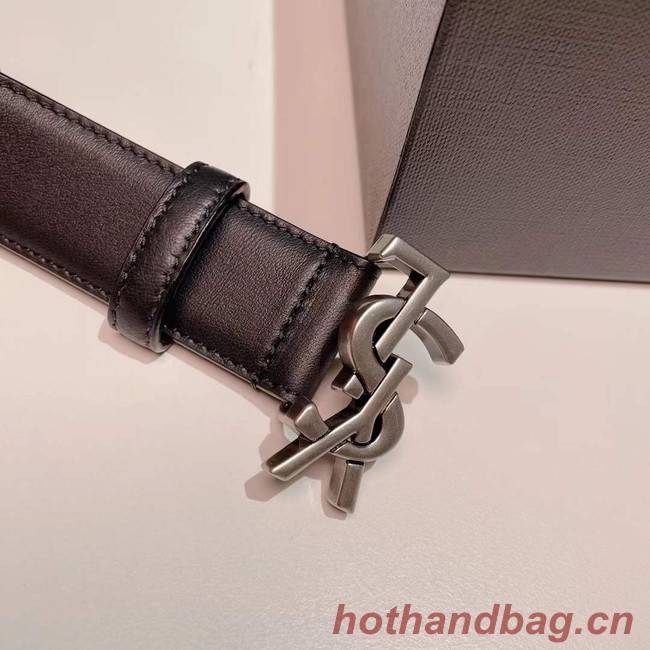 Yves saint Laurent calf leather BELT 30MM 26994