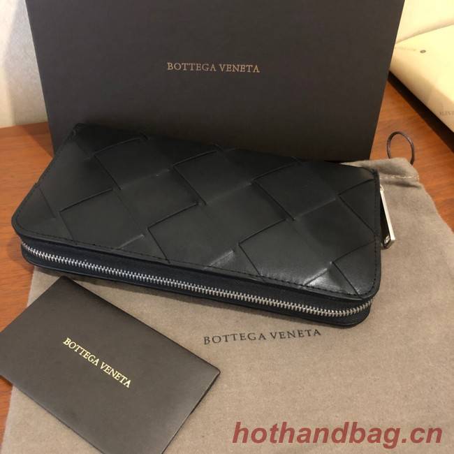 Bottega Veneta ZIP-AROUND WALLET 114076 black