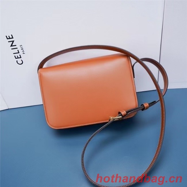 Celine TEEN CLASSIC BAG IN BOX CALFSKIN 199223 TAN