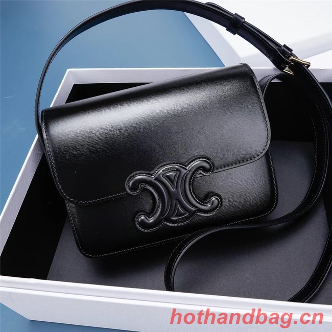 Celine TEEN CLASSIC BAG IN BOX CALFSKIN 199233 black