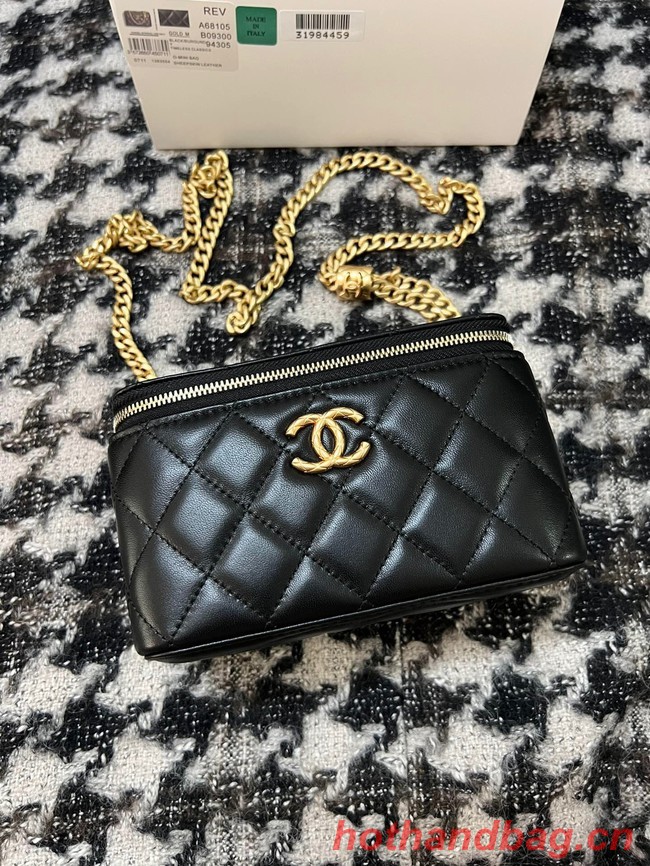 CHANEL VANITY WITH CHAIN 68106 Black