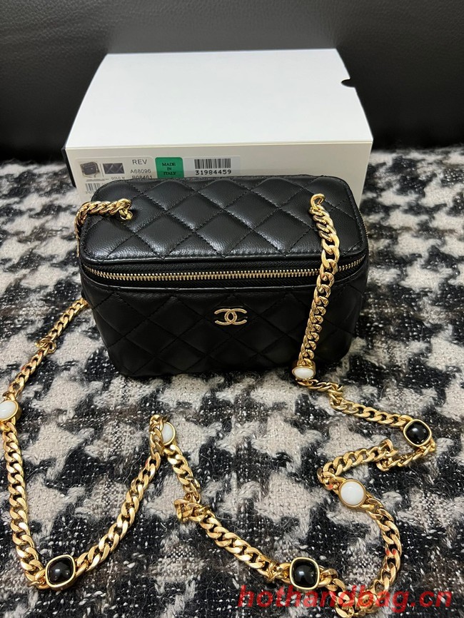 CHANEL VANITY WITH CHAIN AP2937 black