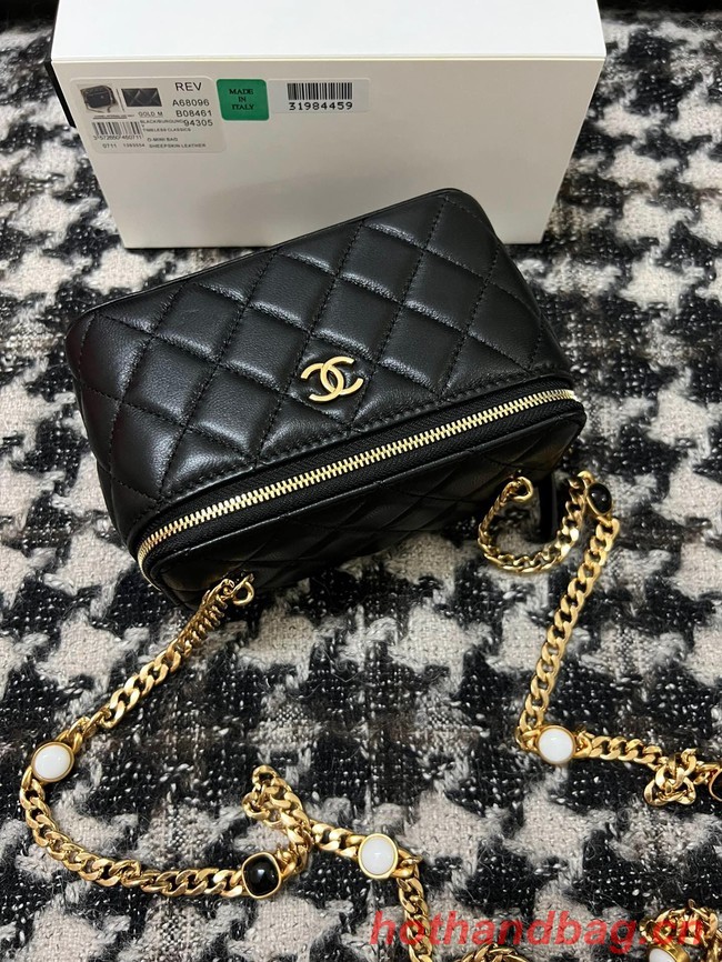 CHANEL VANITY WITH CHAIN AP2937 black