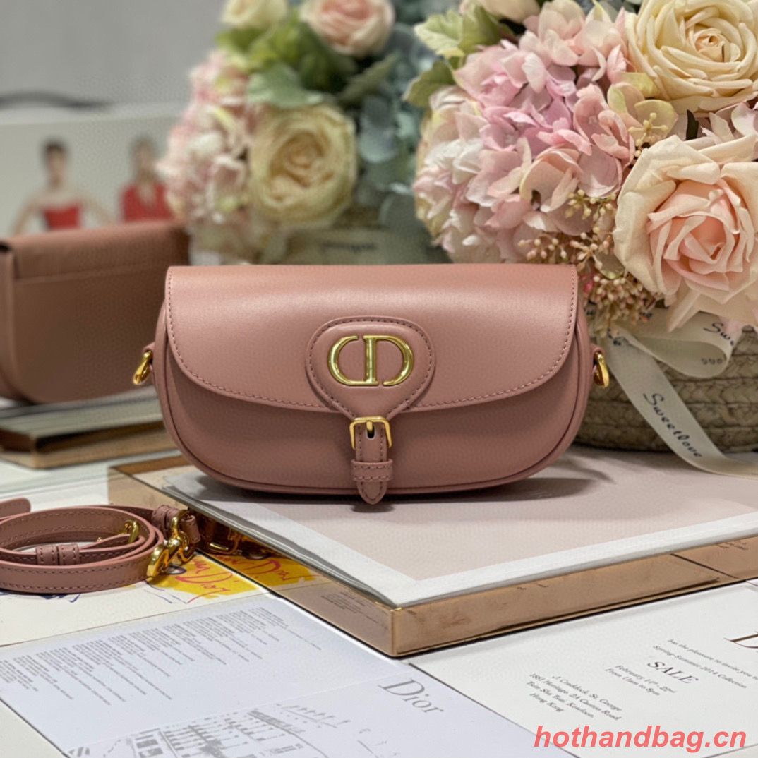 DIOR BOBBY EAST-WEST BAG Box Calfskin M9317S Pink