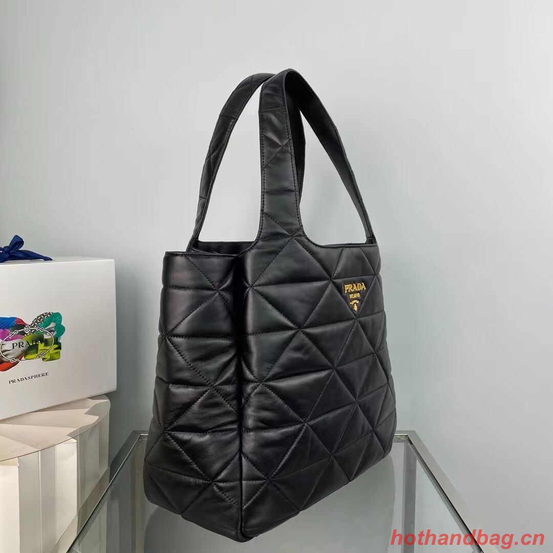 Prada Padded nappa tote bag 1NG599 black