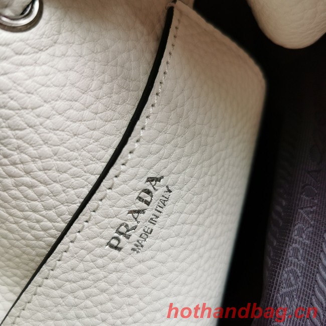 Prada leather Shoulder Bag 1BE060 white