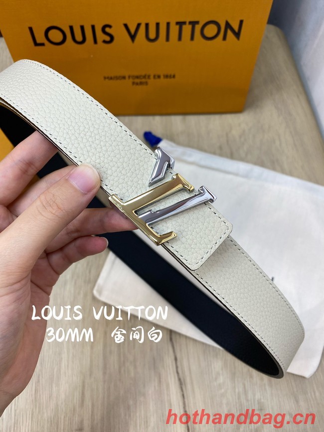 Louis Vuitton 30MM Leather Belt 7097-1