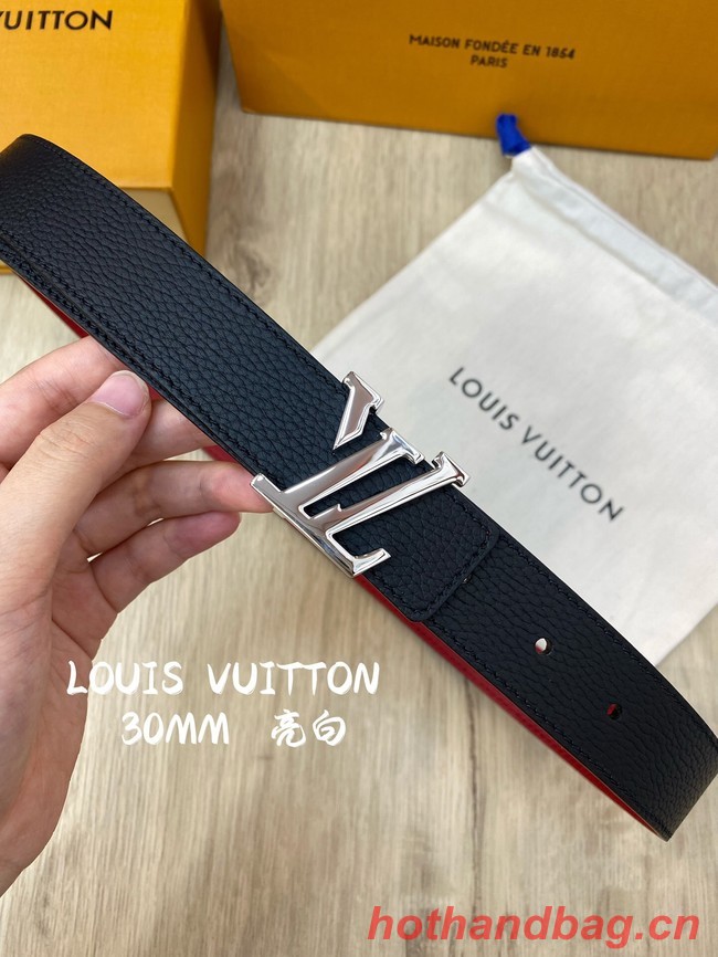 Louis Vuitton 30MM Leather Belt 7097-3