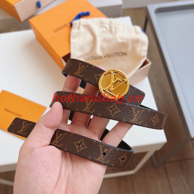 Louis Vuitton 20MM Leather Belt 7108-1