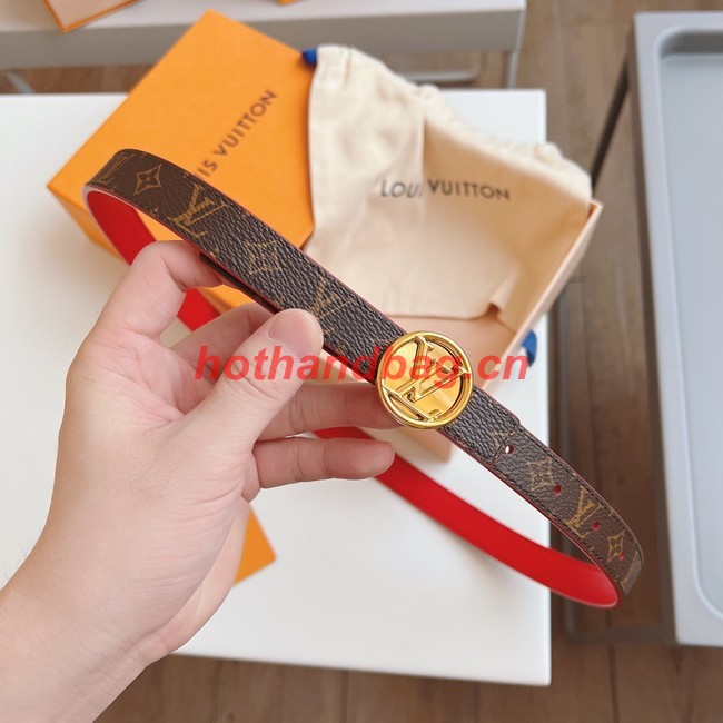 Louis Vuitton 20MM Leather Belt 7108-10