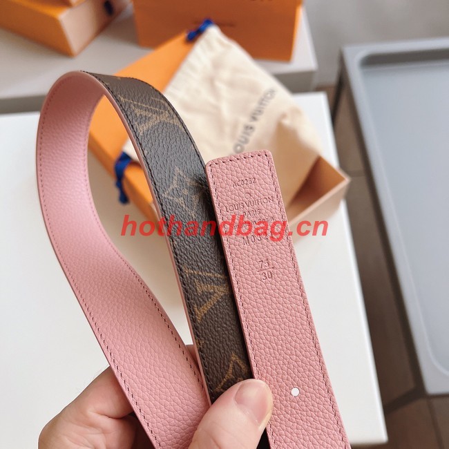 Louis Vuitton 20MM Leather Belt 7108-6