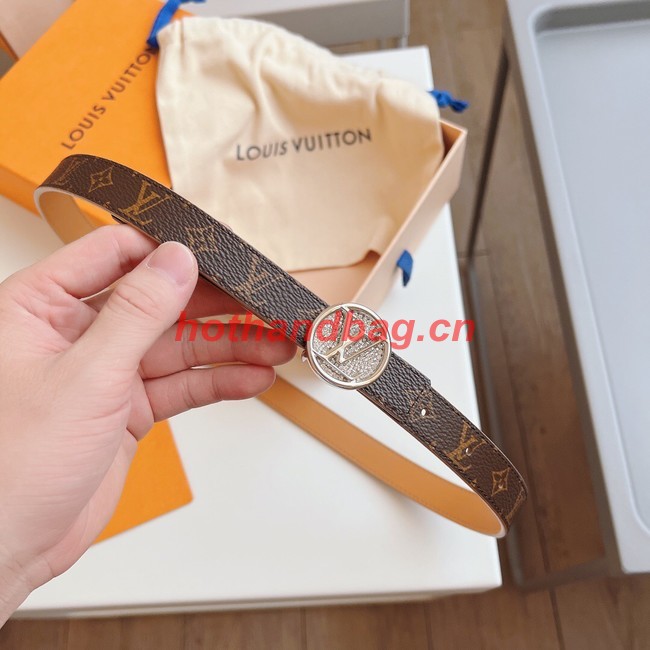 Louis Vuitton 20MM Leather Belt 7108-8